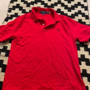Boys XL Red Polo